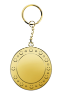 The Shield of Faith - Gold metallic keyring